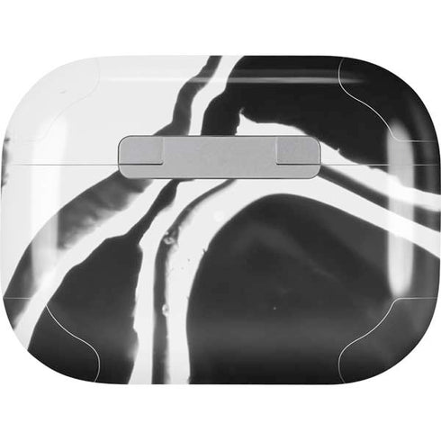 Black Marble Ink Apple AirPods Pro Skin