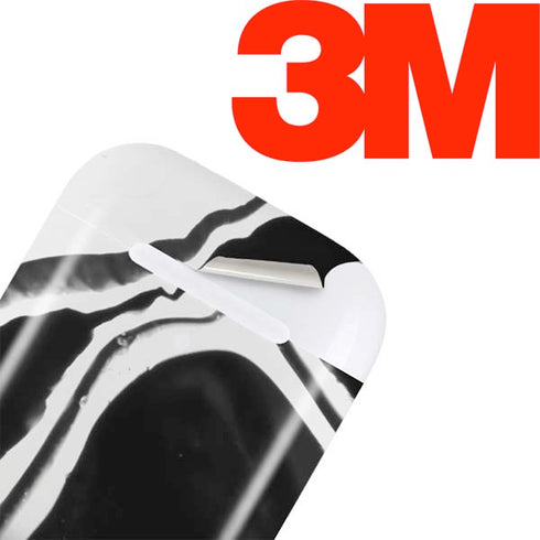 Black Marble Ink Apple AirPods Skin