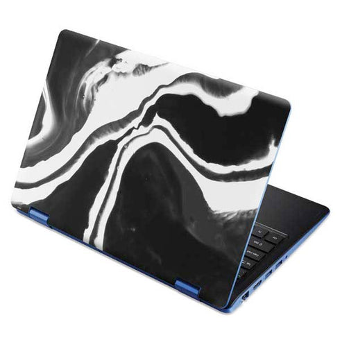 Black Marble Ink Aspire R11 11.6in Skin
