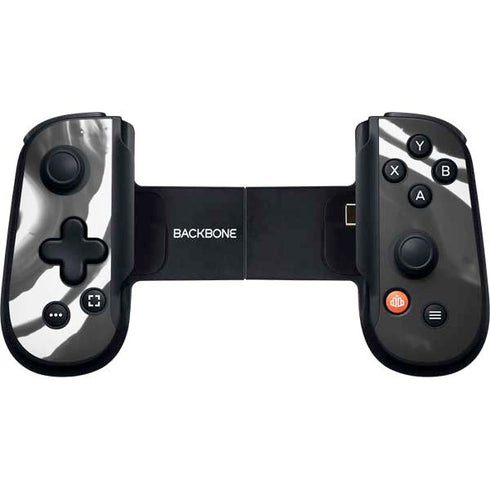 Black Marble Ink Backbone One for iPhone Game Controller Skin