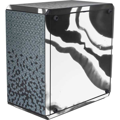 Black Marble Ink Cooler Master MasterBox Q300L Mini Tower Skin