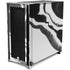Black Marble Ink Corsair 4000D Tempered Glass Mid-Tower ATX Case Skin