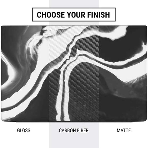 Black Marble Ink Dell Vostro Skin