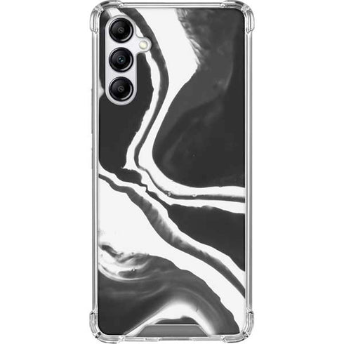Black Marble Ink Galaxy A15 5G Clear Case