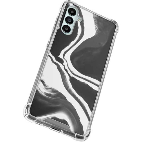 Black Marble Ink Galaxy A15 5G Clear Case