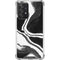 Black Marble Ink Galaxy A52 5G Clear Case
