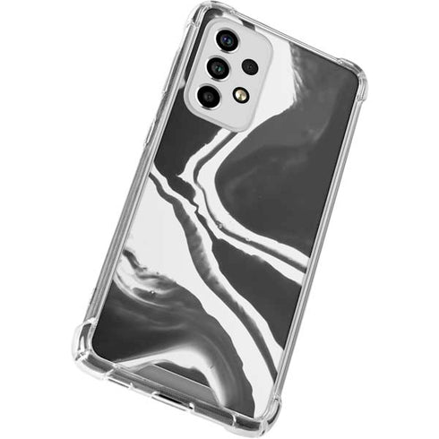 Black Marble Ink Galaxy A53 5G Clear Case