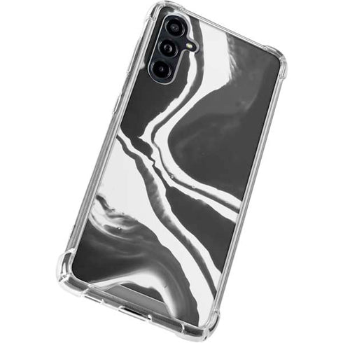 Black Marble Ink Galaxy A54 5G Clear Case