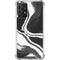 Black Marble Ink Galaxy A72 5G Clear Case