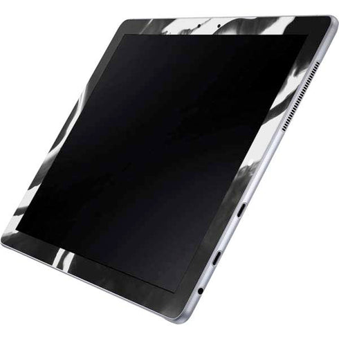 Black Marble Ink Galaxy Book 12in Skin