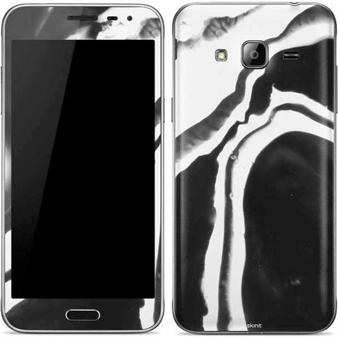 Black Marble Ink Galaxy J3 Skin