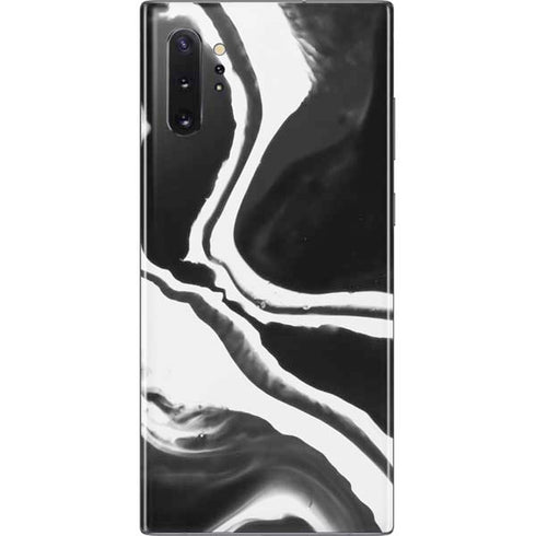 Black Marble Ink Galaxy Note 10 Plus Skin