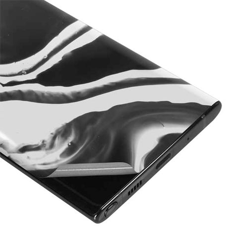 Black Marble Ink Galaxy Note 10 Plus Skin