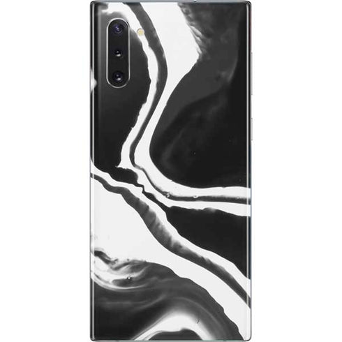 Black Marble Ink Galaxy Note 10 Skin