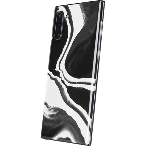 Black Marble Ink Galaxy Note 10 Skin