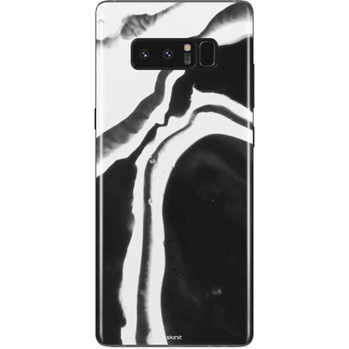 Black Marble Ink Galaxy Note 8 Skin