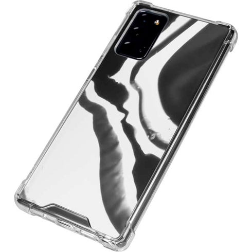 Black Marble Ink Galaxy Note20 5G Clear Case
