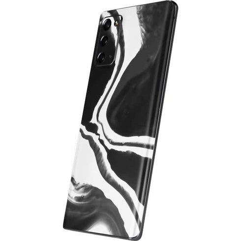 Black Marble Ink Galaxy Note20 5G Skin