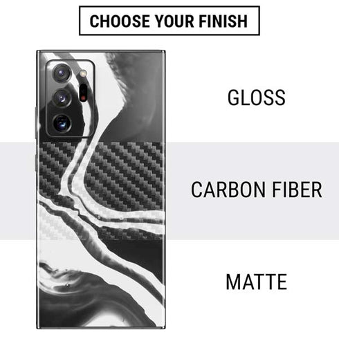 Black Marble Ink Galaxy Note20 Ultra 5G Skin