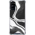 Black Marble Ink Galaxy S20 FE Clear Case