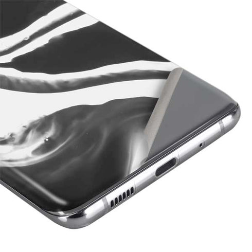 Black Marble Ink Galaxy S20 Plus Skin