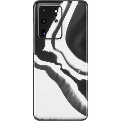 Black Marble Ink Galaxy S20 Ultra 5G Skin
