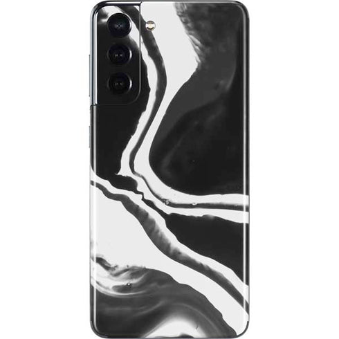 Black Marble Ink Galaxy S21 5G Skin
