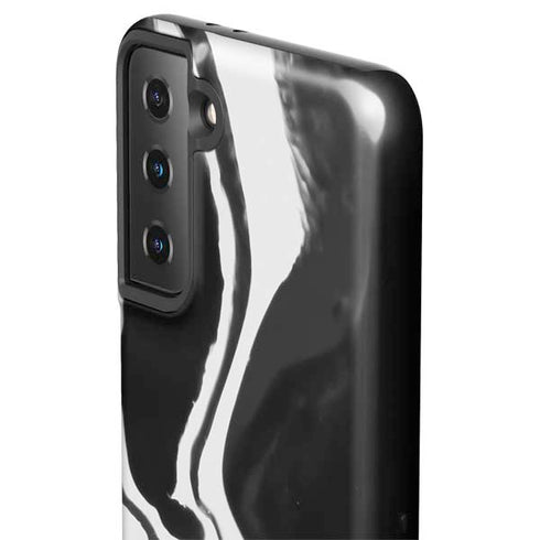 Black Marble Ink Galaxy S21 Plus 5G Pro Case