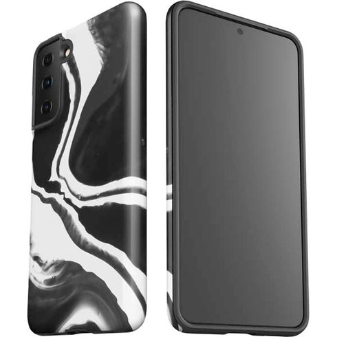 Black Marble Ink Galaxy S21 Plus 5G Pro Case