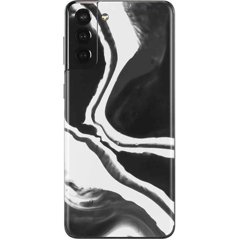 Black Marble Ink Galaxy S21 Plus 5G Skin