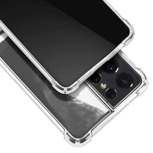 Black Marble Ink Galaxy S21 Ultra 5G Clear Case
