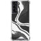 Black Marble Ink Galaxy S22 Clear Case