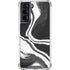 Black Marble Ink Galaxy S22 Clear Case
