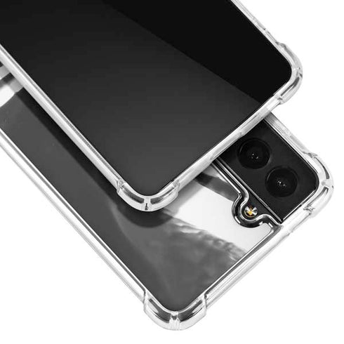 Black Marble Ink Galaxy S22 Plus Clear Case