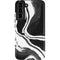 Black Marble Ink Galaxy S22 Plus Pro Case