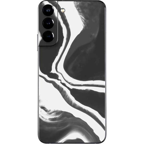 Black Marble Ink Galaxy S22 Plus Skin