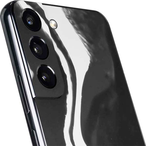 Black Marble Ink Galaxy S22 Skin
