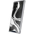 Black Marble Ink Galaxy S22 Ultra Clear Case