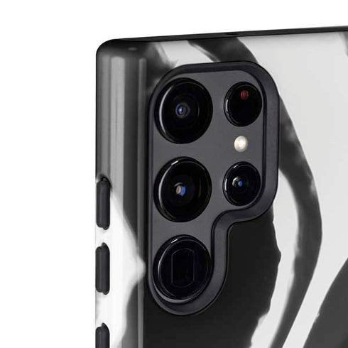 Black Marble Ink Galaxy S22 Ultra Pro Case