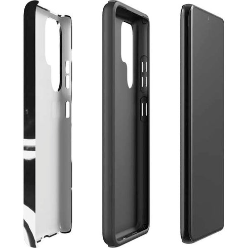 Black Marble Ink Galaxy S22 Ultra Pro Case