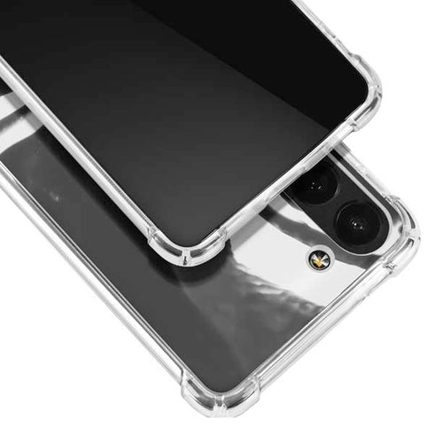 Black Marble Ink Galaxy S23 Clear Case