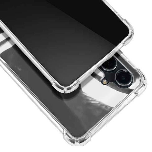 Black Marble Ink Galaxy S23 FE Clear Case