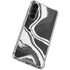 Black Marble Ink Galaxy S23 Plus Clear Case