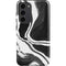 Black Marble Ink Galaxy S23 Plus Pro Case