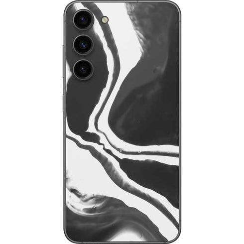 Black Marble Ink Galaxy S23 Plus Skin