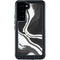 Black Marble Ink Galaxy S23 Plus Waterproof Case