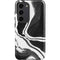 Black Marble Ink Galaxy S23 Pro Case