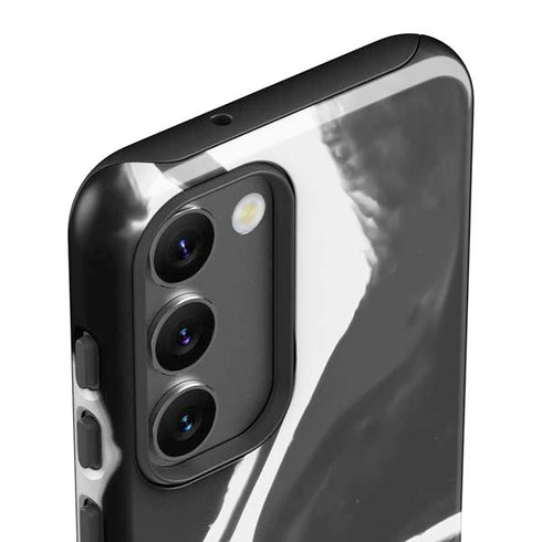 Black Marble Ink Galaxy S23 Pro Case