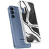 Black Marble Ink Galaxy S24 Clear Case