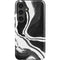Black Marble Ink Galaxy S24 Impact Case